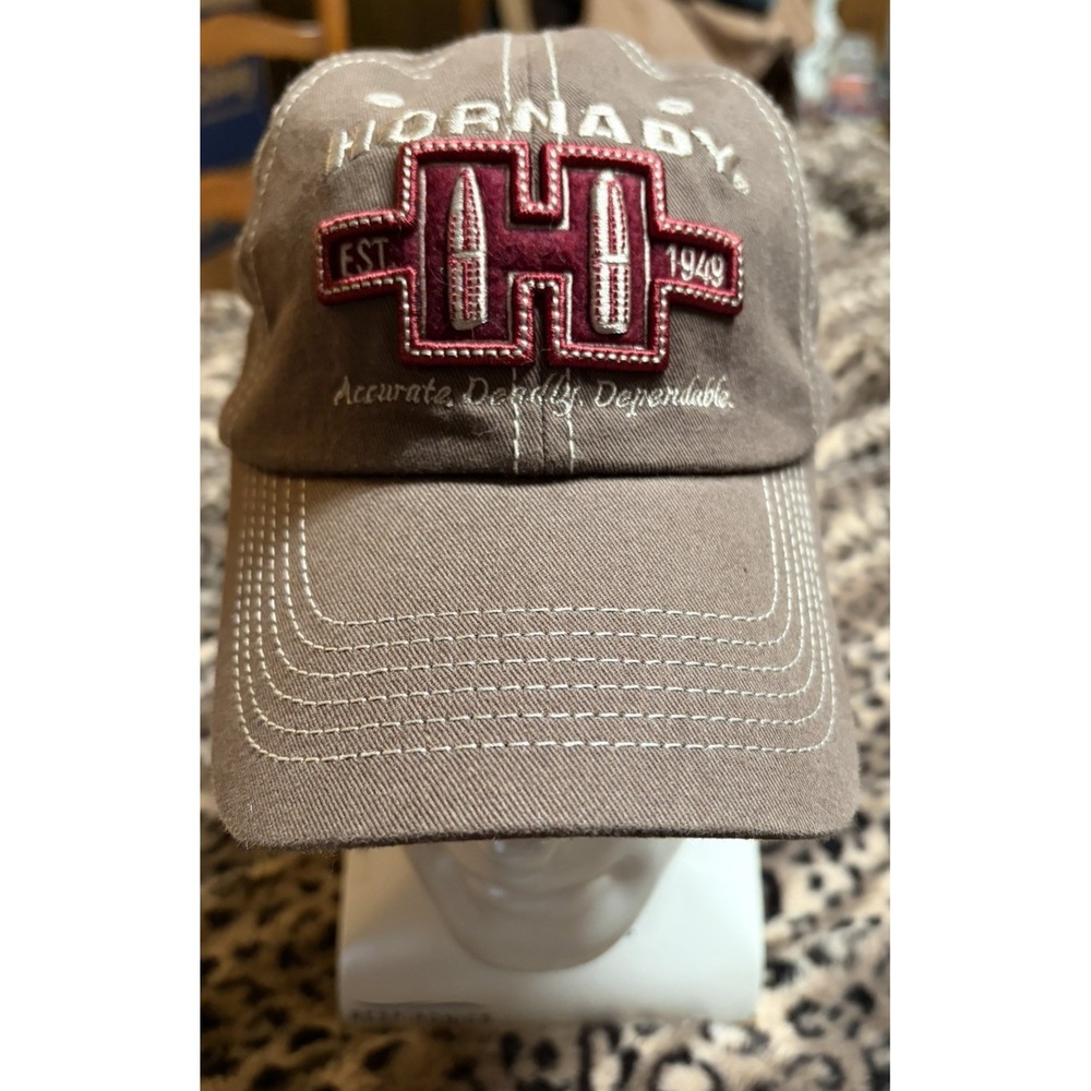 Hornady Bullets Est. 1949 embroidered hat adjustable